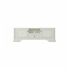 Comoda White RTV 1.61/0.53/44.5 cm Alb Frasin/ Argintiu Pin picture - 1