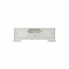 Comodă White RTV, spații depozitare multiple, MDF și PAL melaminat, design modern, 161x53x44.5 cm, alb frasin/pin argintiu picture - 1