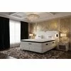 Set pat+Saltea Gratis tapițat Orina 140x200 cm crem Erato 01 cu somieră rabatabilă si  ladă depozitare picture - 1