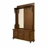 Cuier Floris, design modern, lemn masiv, 180x35x190 cm, natur picture - 2