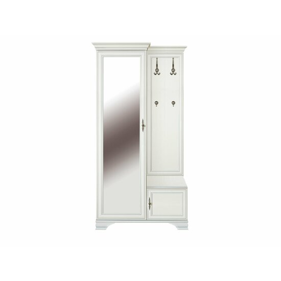 Cuier Idento Cu Oglinda 110 P/L alb picture - 1