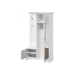 Cuier Idento Cu Oglinda 110 P/L alb picture - 3