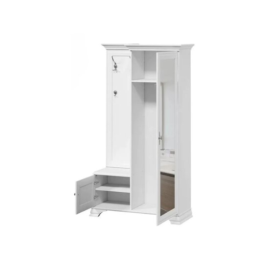 Cuier Idento Cu Oglinda 110 P/L alb picture - 3