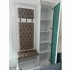 Cuier tapițat Alb, design modern, structură PAL și tapițerie, 130/40/210 cm, alb picture - 3