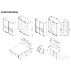 Dormitor Cristal, alb-grafit- pat160x200 cm  modern, PAL picture - 7