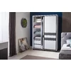 Dormitor Cristal, alb-grafit- pat160x200 cm  modern, PAL picture - 4