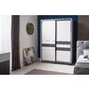 Dormitor Cristal, alb-grafit- pat160x200 cm  modern, PAL picture - 3