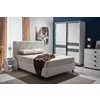Dormitor Cristal, alb-grafit- pat160x200 cm  modern, PAL picture - 1