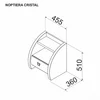 Dormitor Cristal - bej - pat 160x200 cm, modern, PAL picture - 5