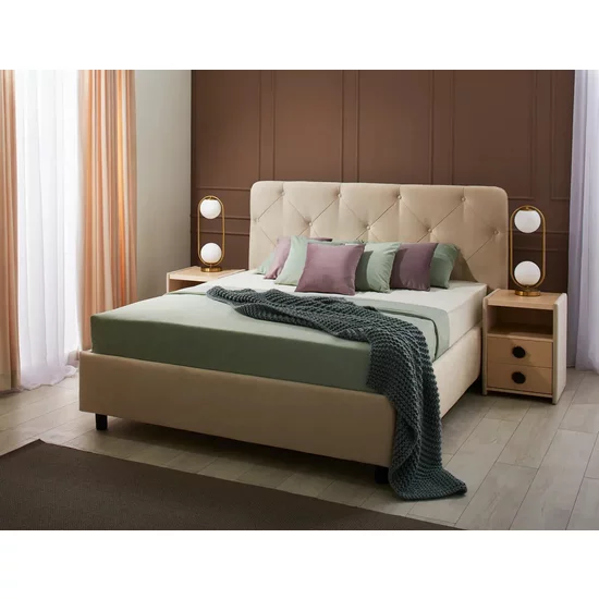 Dormitor Cristal - bej - pat 160x200 cm, modern, PAL picture - 2