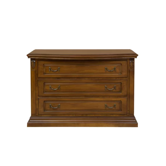 Dormitor Diana, set complet (dulap 4 uși, comodă 3S, 2 noptiere, pat 160), lemn masiv fag + tei, PAL/MDF furniruit nuc, saltea 160x200 cm, finisaj la alegere picture - 5