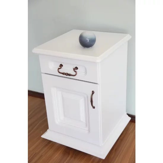 Dormitor Elena, Set Mobilier Clasic, PAL și MDF, 160x200 cm, Alb picture - 3