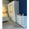 Dormitor Elena, Set Mobilier Clasic, PAL și MDF, 160x200 cm, Alb picture - 7