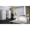 Dormitor Luiza, Set Mobilier, Design Clasic, PAL Melaminat, 160x200 cm, Alb picture - 3