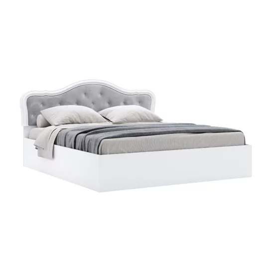 Dormitor Luiza, Set Mobilier, Design Clasic, PAL Melaminat, 160x200 cm, Alb picture - 10