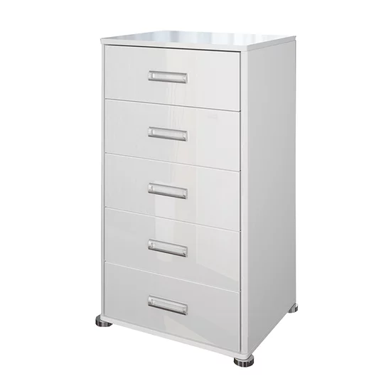 Dormitor Bella, set cu pat 160x200 cm, dulap 4 uși, 2 noptiere, finisaj alb picture - 13