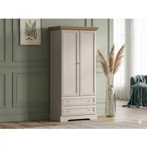 Dulap Kora KS1, cashmere - 89x48x193 cm, MDF si PAL melaminat de inalta calitate