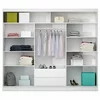 Dulap Aruba 2, design rafinat, structură durabilă, compartimentare optimizată, feronerie premium, 250x65x210 cm, casmir picture - 3