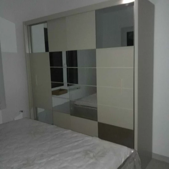 Dulap Aruba 2, design rafinat, structură durabilă, compartimentare optimizată, feronerie premium, 250x65x210 cm, casmir picture - 4