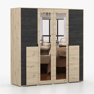 Dulap Bafra -200x208x65 cm,  material PAL