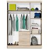 Dulap  Bali D3 147x58x200 cm Alb picture - 2