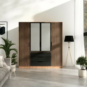 Dulap Bali  D4 LUX 196/58/200 Wotan/Cazarny
