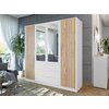 Dulap Bali D4 Lux 196x58x200 cm Alb picture - 4