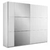 Dulap Bastia cu usi culisante si 12 rafturi din PAL, 2,50x0,61x2,15 m, alb picture - 1