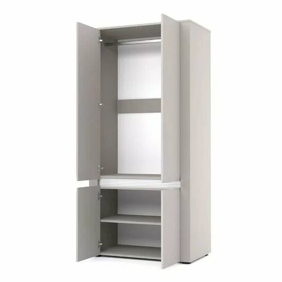 Dulap BODENA 4D – Dulap haine cu 4 uși, compartimentare generoasă, 90 cm lățime picture - 2