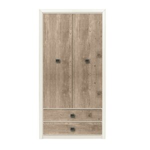 Dulap cu 2 usi Koen II 103.5x200.5x56.5 cm Culoare Pin Arizona /Stejar Nava