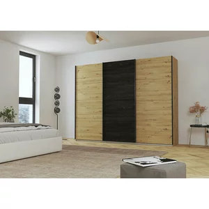 Dulap  cu usi culisante Apollo - 271x210x62 cm, diverse culori