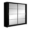 Dulap  Dakota Negru 1,60/0,61/2,15M picture - 1