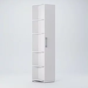 Dulap Family, ușă stânga, PAL, 53x36.6x210.6 cm, alb