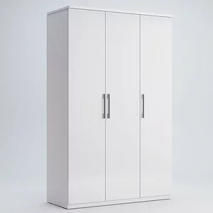 Dulap Family, 3 uși, PAL, 134.4x54.6x210.6 cm, alb