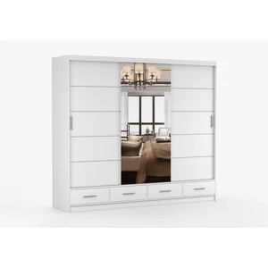 Dulap Florence 3D mat -250x218x61 cm, culori personalizabile, material PAL