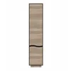 Dulap Geneva, penar închis cu compartimentare eficientă și design elegant, PAL melaminat, 45x40x206 cm, Sonoma Trufa și Wenge picture - 1