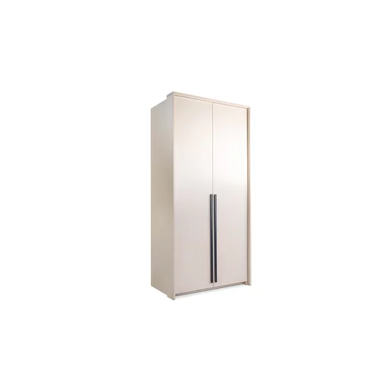 Dulap Genua, spațiu generos de depozitare, uși glisante cu feronerie Hafele, PAL melaminat, 105x64.5x215 cm, bej picture - 5