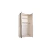 Dulap Genua, spațiu generos de depozitare, uși glisante cu feronerie Hafele, PAL melaminat, 105x64.5x215 cm, bej picture - 6