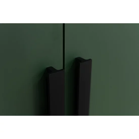 Dulap Genua, design modern și funcțional, PAL melaminat premium, uși glisante cu feronerie Hafele, 255x217x65 cm, verde picture - 3