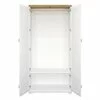 Dulap Haine RIVA SZF 4D, Alb cu Top Natur, 4 Uși, Înălțime 212 cm picture - 2