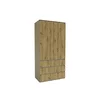 Dulap Idea Artisan, 2 uși, polite multiple, balamale soft-close, PAL melaminat + MDF, 100x210x57 cm, personalizabil picture - 1