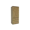 Dulap Idea Artisan, cu polite multiple, structură PAL melaminat + MDF, design modern, 80x210x57 cm, personalizabil picture - 1