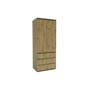 Dulap Idea Artisan, cu polite multiple, structură PAL melaminat + MDF, design modern, 80x210x57 cm, personalizabil