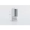 Dulap Idea Artisan, cu polite multiple, structură PAL melaminat + MDF, design modern, 80x210x57 cm, personalizabil picture - 2