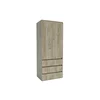 Dulap Idea Artisan, cu polite multiple, structură PAL melaminat + MDF, design modern, 80x210x57 cm, personalizabil picture - 5