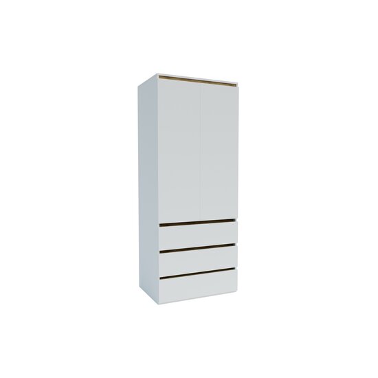 Dulap Idea Artisan, cu polite multiple, structură PAL melaminat + MDF, design modern, 80x210x57 cm, personalizabil picture - 6