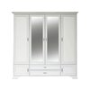 Dulap Idento Cu Oglinda SZF6D2S 227,5/61/225 h cm Alb Alpin picture - 1