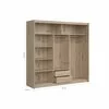 Dulap KARIO cu Uși Glisante – Personalizabil: Dimensiuni, Culoare Sonoma Oak picture - 11