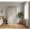 Dulap Largo SZF 2D cu doua usi si bara pentru umerase 106,5x62x204 cm h culoare cashmire picture - 1