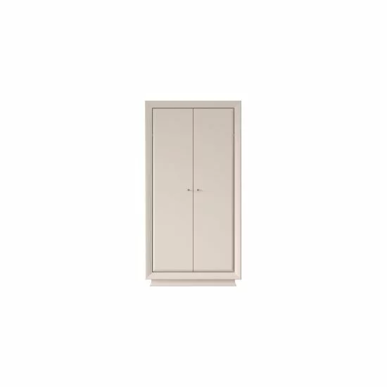 Dulap Largo SZF 2D cu doua usi si bara pentru umerase 106,5x62x204 cm h culoare cashmire picture - 2